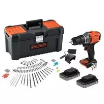 BLACK+DECKER 18 V gręžtuvas/suktuvas BCD383D2TA