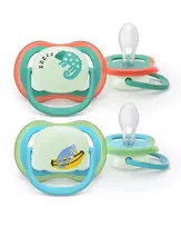 Philips Avent Ultra Air Night Baby Pacifiers 6-18m 2pcs