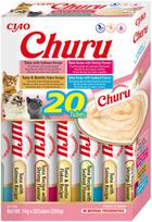 INABA Churu katėms - mišinys su jūros gėrybėmis 20x14g