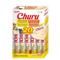 INABA Churu katėms - vištienos ir jautienos mišinys 20x14g