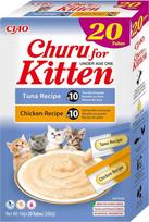 INABA Churu kačiukams - vištienos ir tuno mišinys 20x14g
