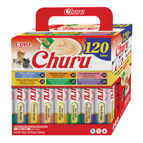 INABA Churu katėms - mišinys su tunu ir vištiena 120x14g