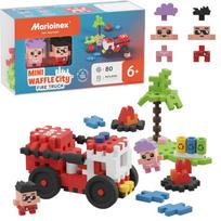 Konstruktoriai Marioinex mini vafliai City gaisrinė 80 el. 2 figūrėlės ZA5488