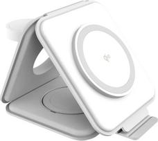 J5Create - Qi2 3-In-1 Magnetic Travel Wireless Charging Station