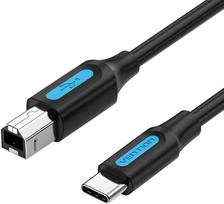 Vention USB 2.0 printer cable, male type C to male B, 1 m