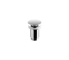 Bathco 0212 - praustuvo nutekėjimo vožtuvas be perpylimo CLICK-CLACK, skersmuo 6 cm, blizgus chromas