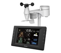 Sencor- Profesionali meteorologinė stotelė su spalvotu LCD ekranu ir žadintuvu 5V/1xCR2032 + 3xAA