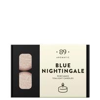 AROMATIC 89 Perfumed Tealight Candles Blue Nightingale 12pcs