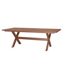 Iš aliuminio sodo valgomojo stalas 100x220 cm Delta – Exotan