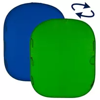 Backdrop - Lastolite Chromakey 1.5x1.8m Dvipusis Mėlynas/Zalias
