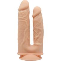 SILEXD SILEXD - MODEL 1 REALISTIC PENIS DOUBLE PENETRATION VIBRATOR PREMIUM SILEXPAN SILICONE REMOTE CONTROL 17.5 / 19.5 CM