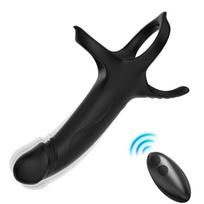 ARMONY FOR HIM ARMONY - DILDO WITH RING & VIBRATOR REMOTE CONTROL BLACK