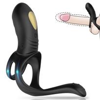 ARMONY FOR HIM ARMONY - JOY JUMPER RING VIBRATOR FOR COUPLES & ANAL PLUG BLACK