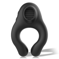 ARMONY FOR HIM ARMONY - SILICONE VIBRATOR RING 3 MOTORS RECHARGEABLE BLACK - GOLD