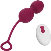 ARMONY VIBRATORS ARMONY - BLOSSOMS VAGINAL DUMBBELL VIBRATION REMOTE CONTROL 10 VIBRATIONS DARK RED