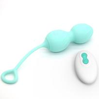 ARMONY VIBRATORS ARMONY - BLOSSOMS VAGINAL DUMBBELL VIBRATION REMOTE CONTROL 10 VIBRATIONS GREEN