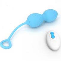 ARMONY VIBRATORS ARMONY - BLOSSOMS VAGINAL DUMBBELL VIBRATION REMOTE CONTROL 10 VIBRATIONS BLUE