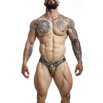 MOB MOB - DNGEON SNAP JOCKSTRAP GRAY ONE SIZE