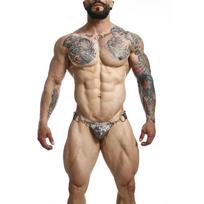 MOB MOB - DNGEON SNAP JOCKSTRAP GRAY ONE SIZE