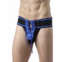 MOB MOB - FETISH JOCKSTRAP FOOTBALL BLUE SIZE XL