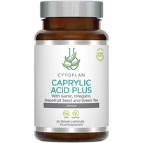 CYTOPLAN, Kaprilo rūgštis „Caprylic Acid Plus“ su česnaku, raudonėliu, 60 kapsulių