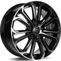 Ratlankis CARBONADO R15x6 5x114 ET 38 CB 73 (Black Front Polished) (690 kg)