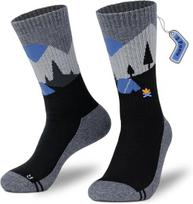 Merino vilnos kojinės Qpyysz, pilkos, 2 poros, 42-47