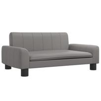 Vaikiška sofa vidaXL, pilka