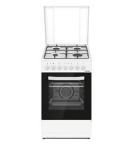 Dujinė viryklė Kombinuota dujinė viryklė HFSC-S60LITGC-WH HEINNER, Balta