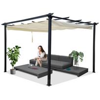 Sodo pavėsinė su stumdomu stogu - pergola, 3 × 3 × 2,4 m, ESTIVO SP0835