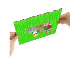 Minecraft magnetinių kaladėlių pagrindas - žolė