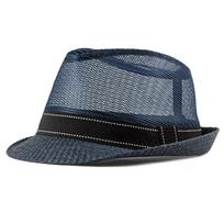 Pavasaris Vasara Vyriška tinklinė šiaudinė skrybėlė lauko laisvalaikio veltinio kepurė Paplūdimio skrybėlė nuo saulės Moteriška Panama Fedora Kepurės Apsauginiai dangteliai Vyriški Džiazo kepurė 56-58cm smėlis