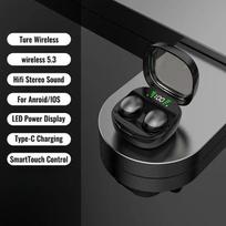 Nematomos miego ausinės, belaidės Bluetooth 5.3 ausinės, mini ausinės, triukšmą mažinančios ausinės