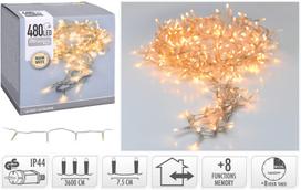 LED girlianda AX8451860, 480 LED, 36 m, šiltai balta