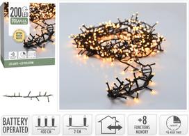 LED girlianda AX8417730, 200 LED, 4 m, šiltai balta