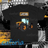 jcb traktorius Aktyvus logotipas Marškinėliai Juokingi Dydis S iki 5XL L