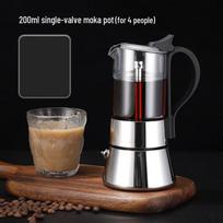 Shangqi Stainless Steel Moka Pot with Visible Glass