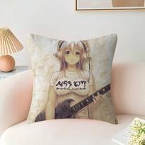 Anime Super Sonico Pagalvė Anime Pagalvė Sofos Lova Galvūgalio Pagalvės Užvalkalas Pagalvėlės Užvalkalas 45x45 cm Madingas 16x16Inch