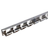 Kronšteinas PVC juostai 150cm ner. pl. 291159