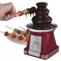 Chocolate Fountain Machine Electric Fondue for Candy black