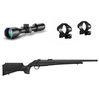 CZ 600+ ALPHA, .30-06 Spr. + Plieniniai Laikikliai + Hawke Vantage 30 2.5-10x50 WA, IR L4A FD 14530