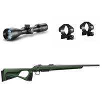 CZ 600+ ERGO, .308 Win. + Plieniniai Laikikliai + Hawke Endurance 30 2.5-10x50 WA IR LR Dot 8x 16320
