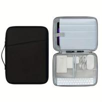 Minimalistinė Oksfordo Audinio Rankinė iPad/Planšetėms, Atspari Vandeniui , Juoda