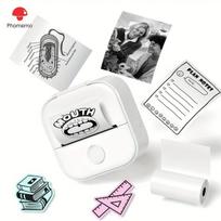 PHOMEMO T02 Nešiojamas Terminio Spausdintuvo 53mm Popierius , Baltas