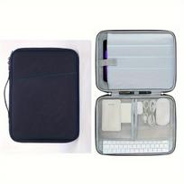 Minimalistinė Oksfordo Audinio Rankinė iPad/Planšetėms, Atspari Vandeniui ,  Tamsiai mėlyna