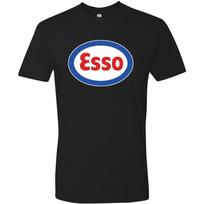 Karštasis Rod T-shirt Marškinėliai Nostalgija Dujos Aliejus Drag lenktynės Esso Ovalas 4XL