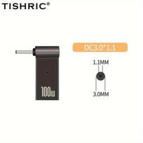 TISHRIC 100W PD Greitas Įkrovimas USB-C į DC Adapteris , DC 3.0 X 1.1