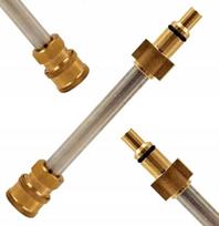 Pakaitinė dalis aukšto slėgio plovyklai Lavor – Žalvaris ir plienas, Greita jungtis 1/4", Ilgis 16 cm