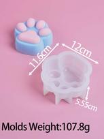Didelis Mielas Katės Letenos Squishy Suspaudžiami Žaislai Silikoninė Forma PASIDARYK pats Kvapios Žvakės Muilo Formos Gipsas Derva Amatų Dovana Gamybos Aksesuarai