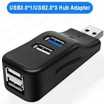 4 Portų HUB Adapteris 5Gbps Sparčioji Duomenų Skirtiklis , 4 USB 3.0
